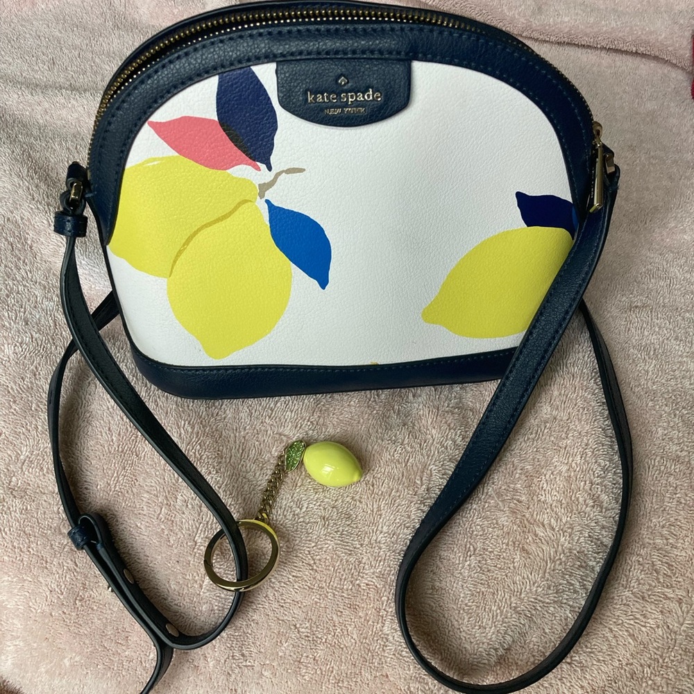 Kate Spade lemon patterned crossbody
